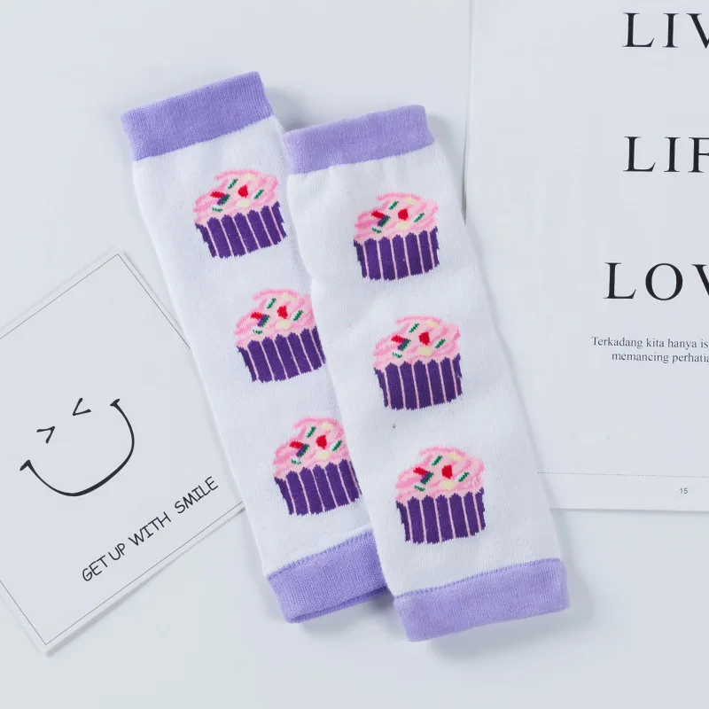 Новинка Гетры для малышей Наколенники новорожденных Защита до колена Теплые