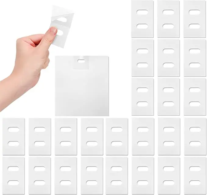 

Vertical Blind Repair - 25 Sets (50 Pcs) Vertical Blind Clear Tabs / Vertical Self Adhesive Vane Repair Blinds Broken Vane Repai