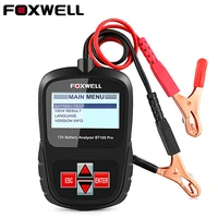 foxwell bt100 12v car battery tester for flooded battery detector