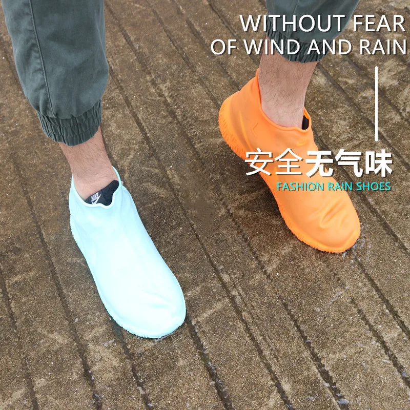 

Waterproof Silicone Shoe Covers Reusable Unisex Shoes Protectors Rain Boots Shoe for Indoor Camping HikingOutdoor Rainy Days