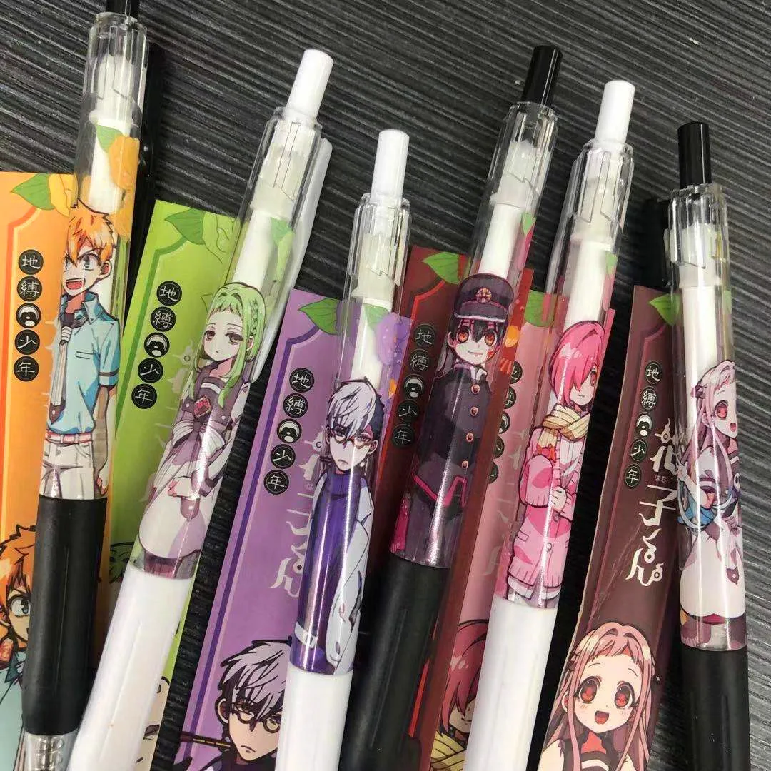 36 шт./коркор. аниме унитаз Hanako-Kun гелевая ручка игрушка для учебы канцелярские