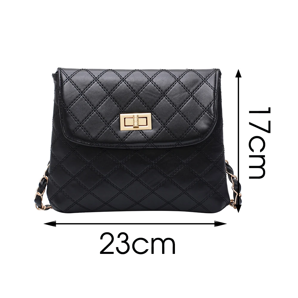 

TTOU Fashion Diamond Pattern Leather Messenger Women Bag Ladies Shoulder Bags Black Luxury Design Crossbody Bags Mini Messenger