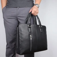 nesitu highend new a4 black chocolate 100 genuine leather 14 laptop men briefcase business messenger bag portfolio m7411