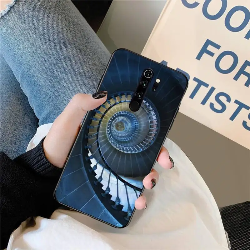 CUTEWANAN спиральный круг камни обои шикарный милый чехол для телефона Redmi Note 8 8A 8T 7 6 6A