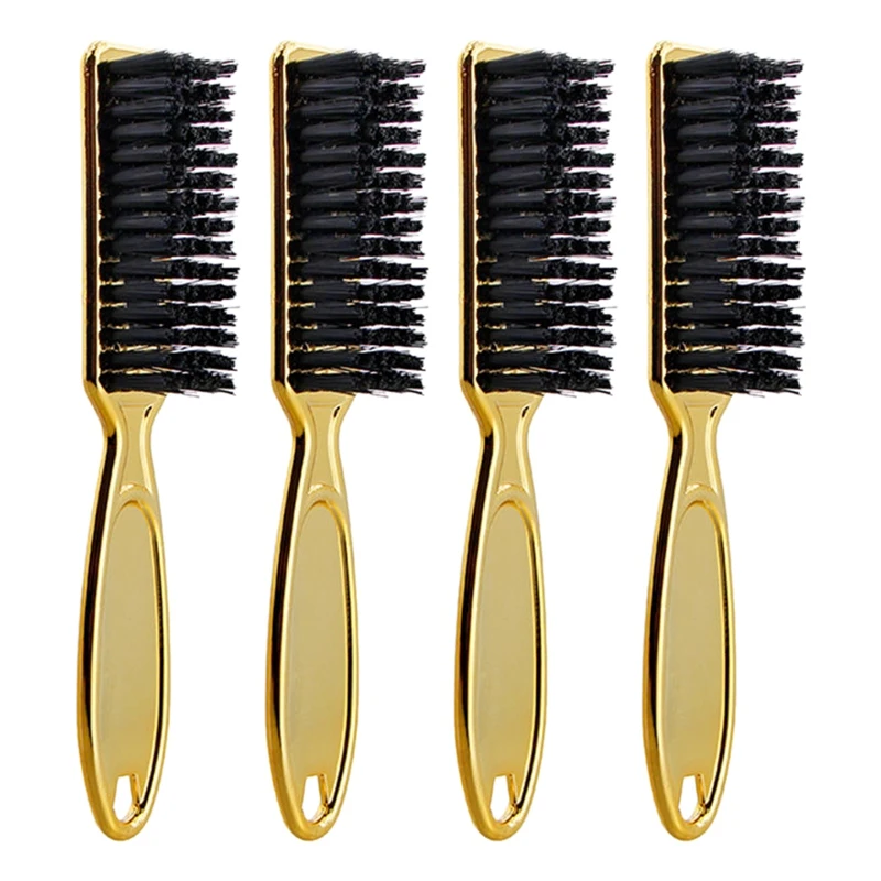 

4Pcs Beard Brush Men's Shaving Brush Old-Fashioned Facial Clean Comb Hair Massage Tool