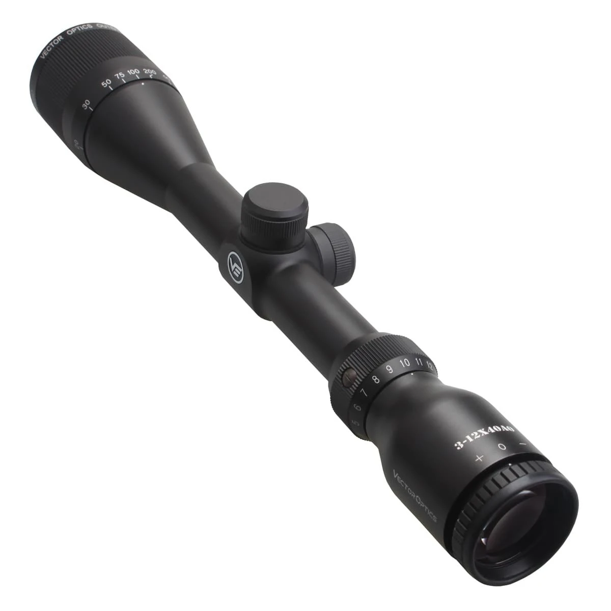 Оптический прицел векторный Outback 3 12x40AO 1 дюйм регулировочный оптический