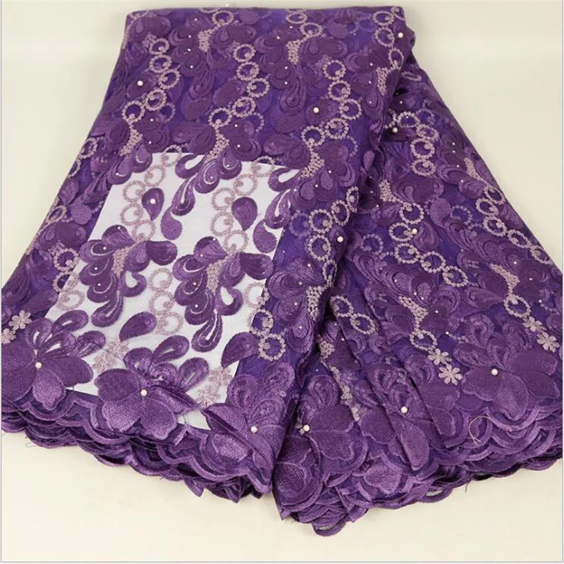 

New mesh lace fabric Embroidery accessories lace cloth Hot sale Europe and America African embroidery fabric
