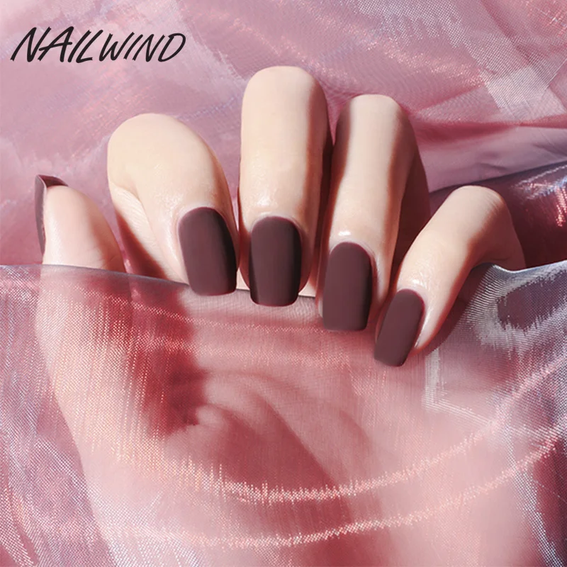 Гель-лак для маникюра Nailwind матовое верхнее покрытие ногтей рисования нейл-арта