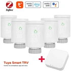 Термостат Zigbee с регулятором температуры, умный термостат с функцией отопления, с голосовым управлением через Alexa