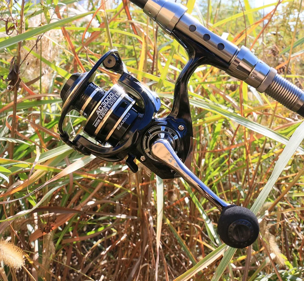 Full Metal 5.2:1 Fishing Spinning Reel 8KG Max Drag Spool Wheel Carp Casting AC2000-7000 Series | Спорт и развлечения