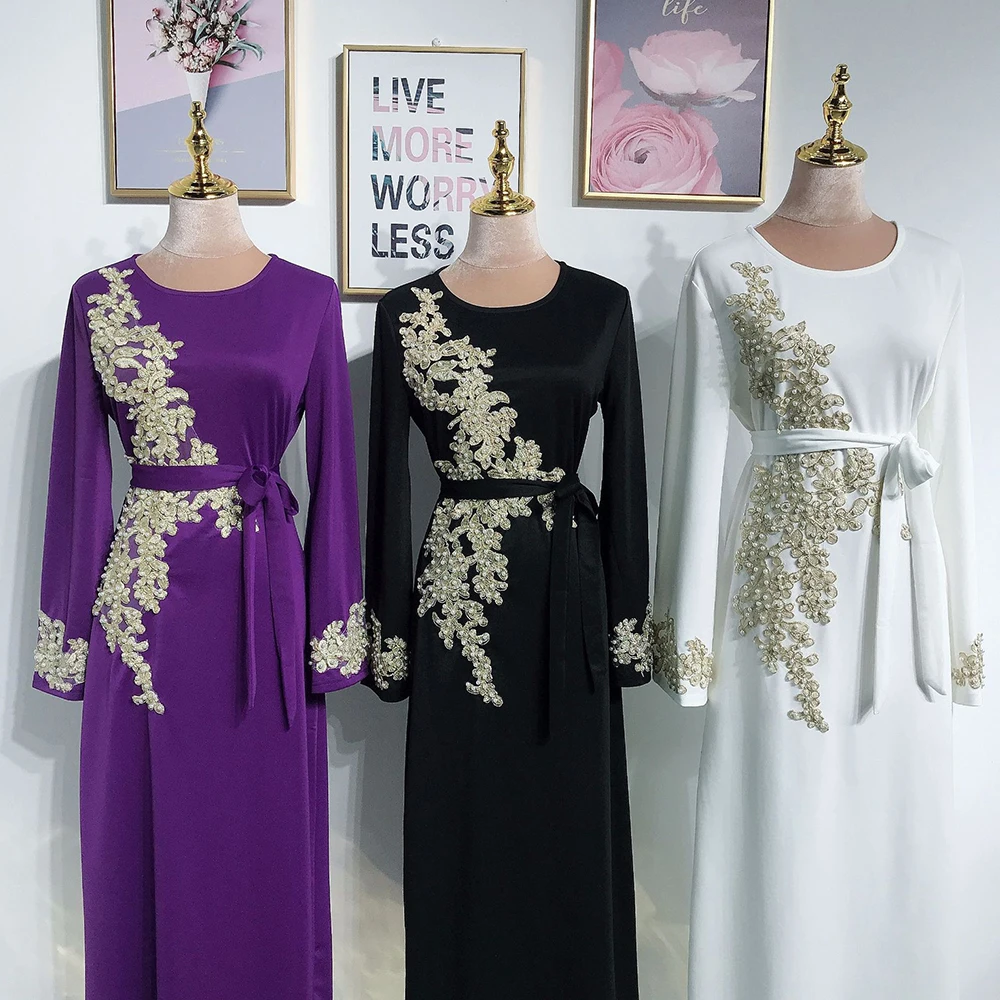 Абая(Бангладеш) Дубайский мусульманский abaya платье для женщин djelaba femme платье хиджаб вечерние платья Турецкая Марокканская кафтан
