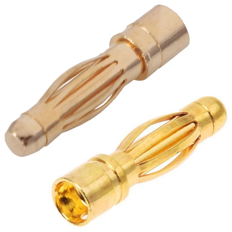 

30 шт., Штекерный разъем для аккумулятора модели RC 4 мм