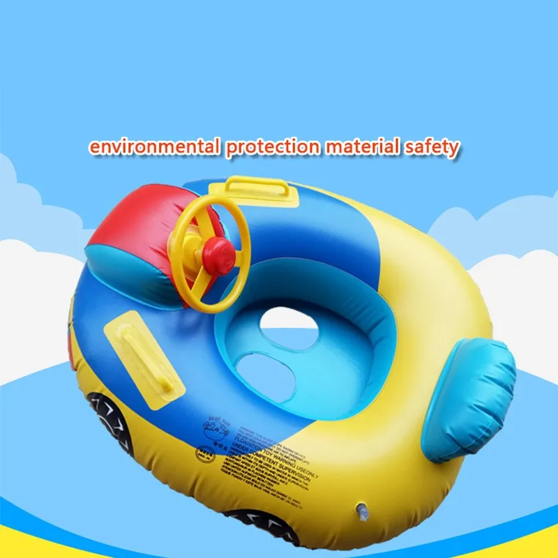 

Baby Cartoon Swimming Ring Inflatable Float Seat Water Fun Pool Swim Circle Toy Summer Swim Training Children Kids Bath Toy Gift