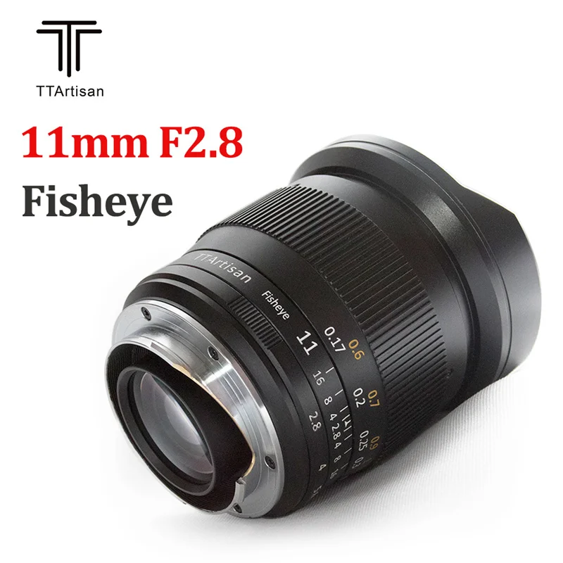 

TTArtisan 11mm F2.8 Full Frame Fisheye Lens for Sony E Leica M Canon RF Nikon Z mount Camera A7R3 A7S A6300 Z6 Z7 Camera lens