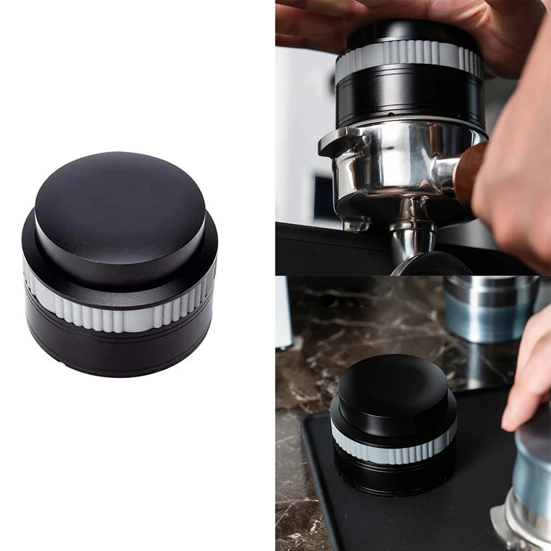 

Flat Press Rebound Stainless Steel Coffee Powder Espresso Bean Tamper Press Hammer Coffee Barista Distribution Tool