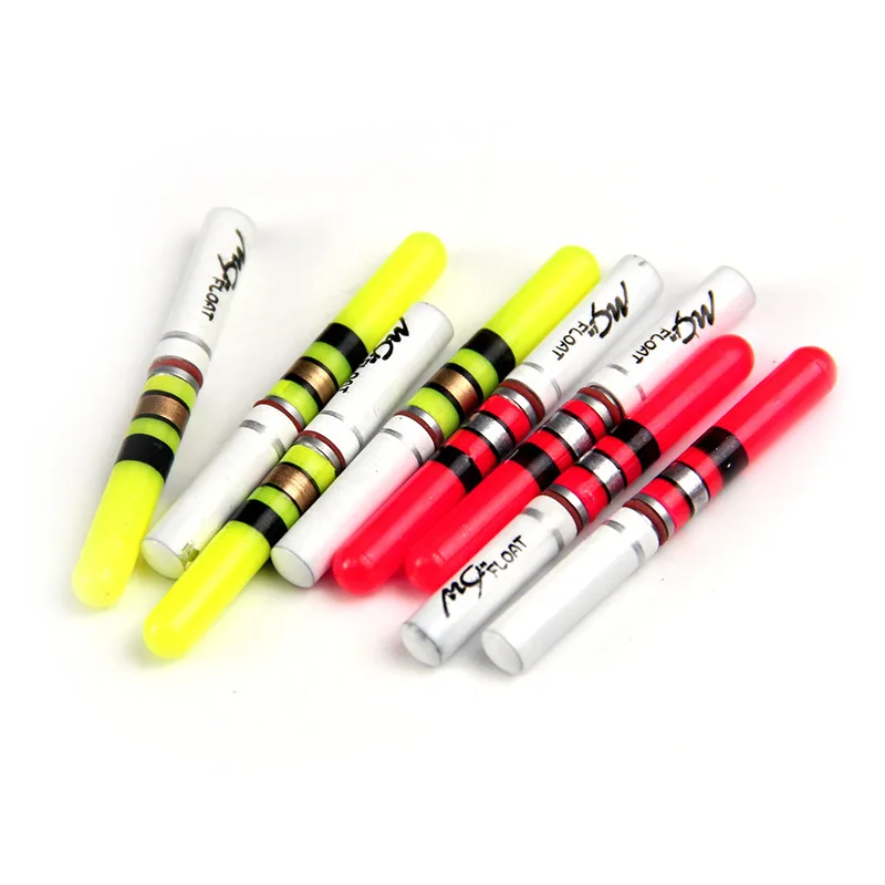 

10pcs/lot Night Fishing Light Stick Green / Red No CR322 Battery Operated LED Lightstick For Luminous Float Accessory A417