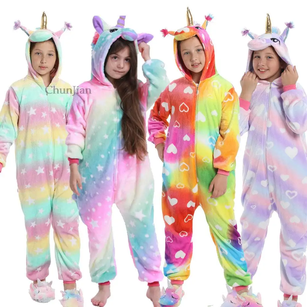 Пижама-Кигуруми для девочек 4-12 лет |