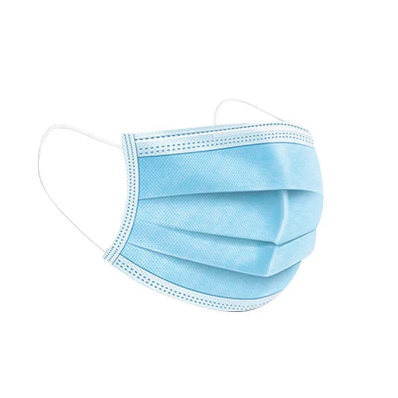 

20pc Disposable Protective Mask with 3 Layers Non-woven Dustproof Filter Face Mouth Cover for Outdoor Cycling Anti Dust Facemask