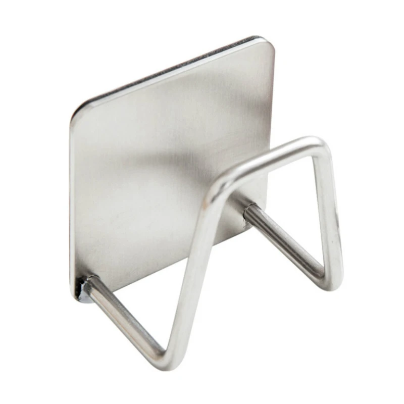 

304 Stainless Steel Kitchen Storage Draining Rack Sink Sponge Cleaning Rag Hook Holder Rack Bathroom Towl Shelf Organizer Hanger