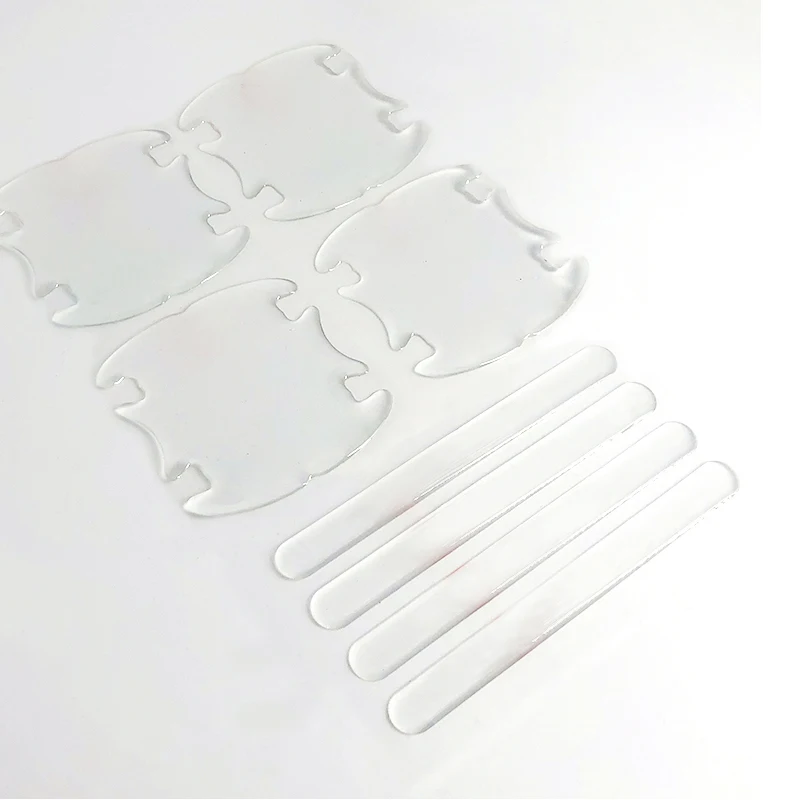 8 шт. 3d наклейка на дверную ручку для предотвращения столкновений защитная полоса