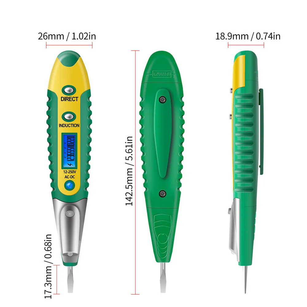 Цифровой тестовый карандаш с ЖК-дисплеем 12-250 В | Инструменты
