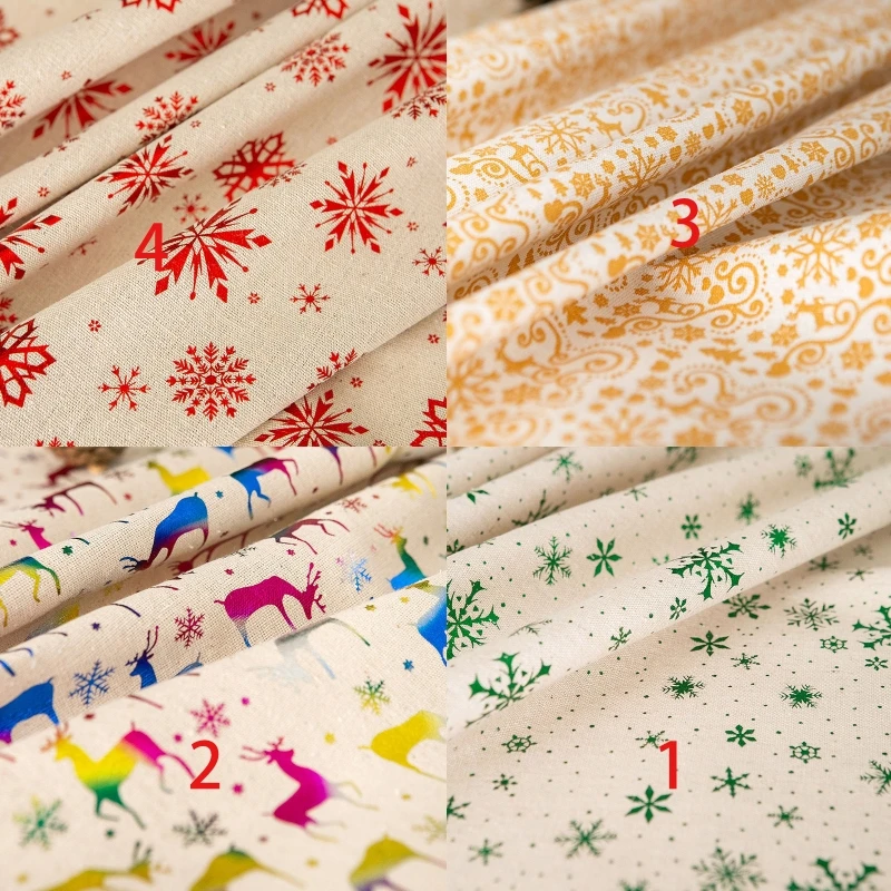 

Christmas Round Tablecloth Metallic Snowflake Print Table Cover Holiday Decor Dropshipping