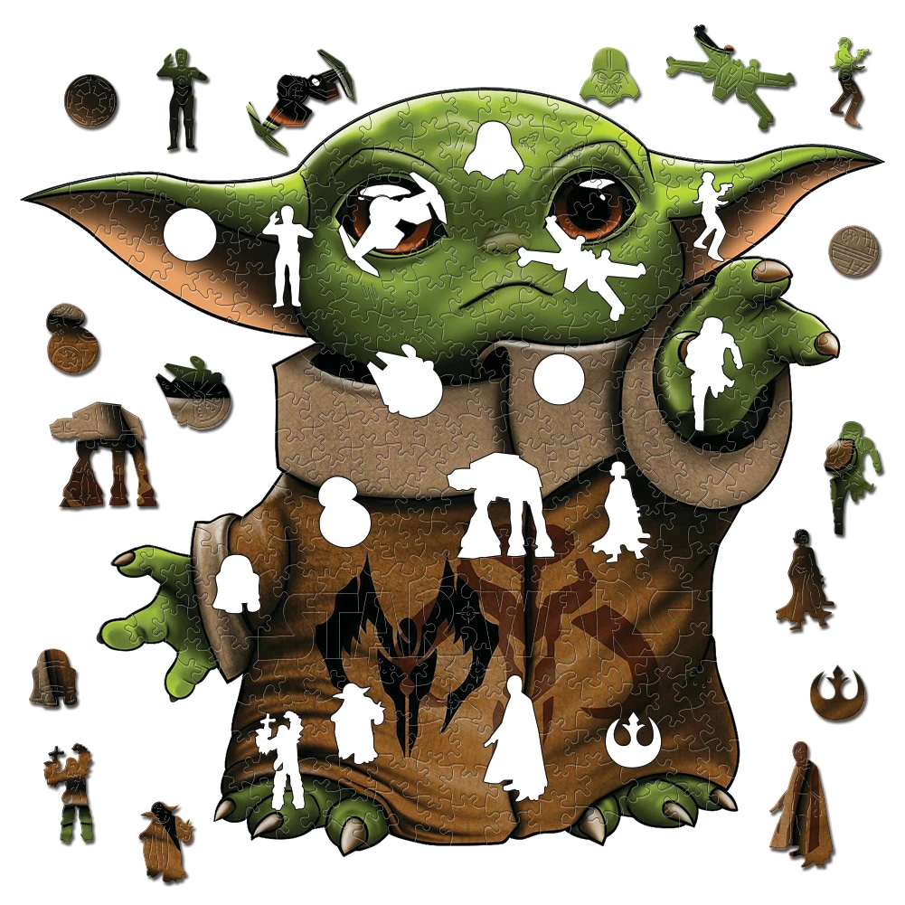 Mysterious Extra Terrestrial Puzzles Shape Popular Wooden Jigsaw Board Game For Adults Kids Puzzle With Gifts Box | Игрушки и хобби