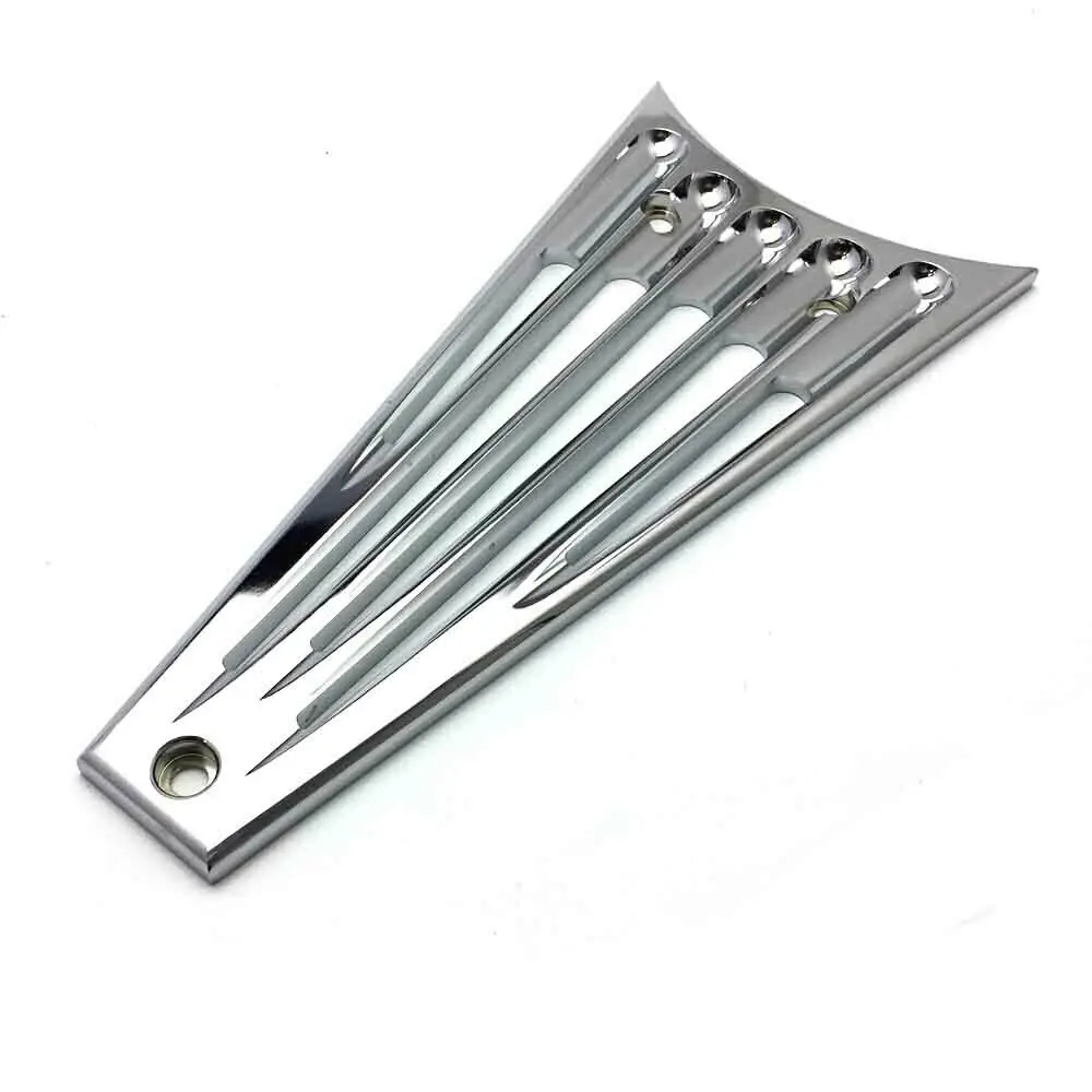 Chrome Мотоцикл заготовка алюминиевая рама защита гриля черный для Harley-Davidson FLHT FLHR FLTR FLHX 2009 2010 2011 2012 2013 - Цвет: Chrome