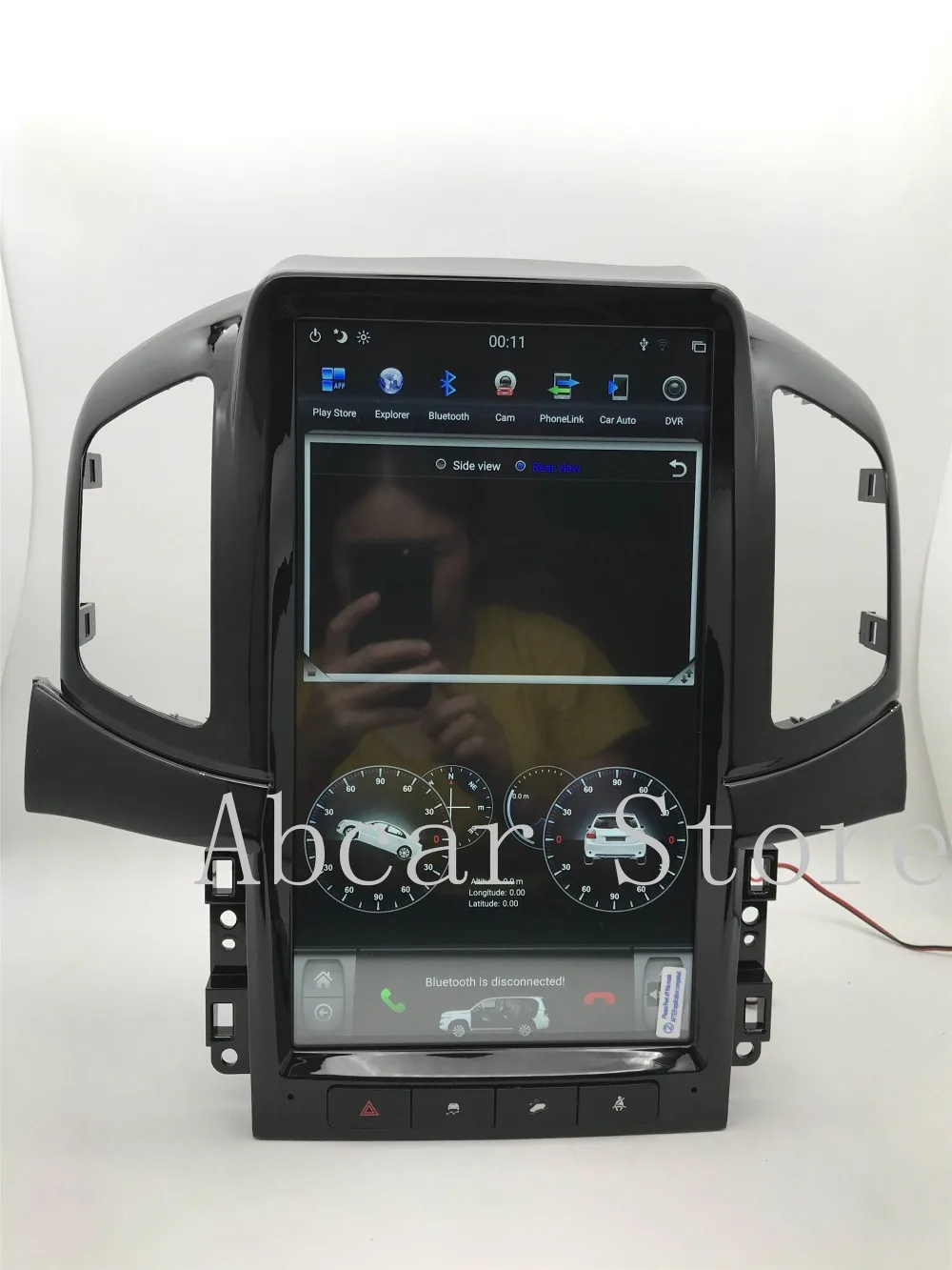 13,6 ''Tesla стиль Android 8,1 PX6 HDMI Автомобильный dvd-плеер gps навигация для Chevrolet Captiva 2012- Радио Стерео ips аудио