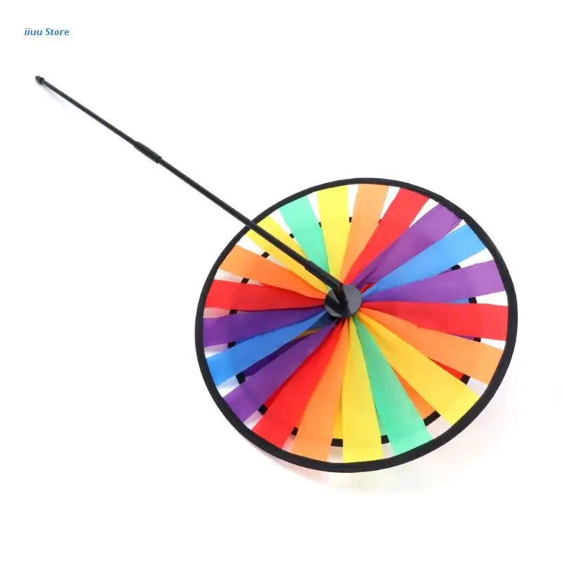 Радужный Спиннер цветная ветряная мельница милая мультяшная игрушка для