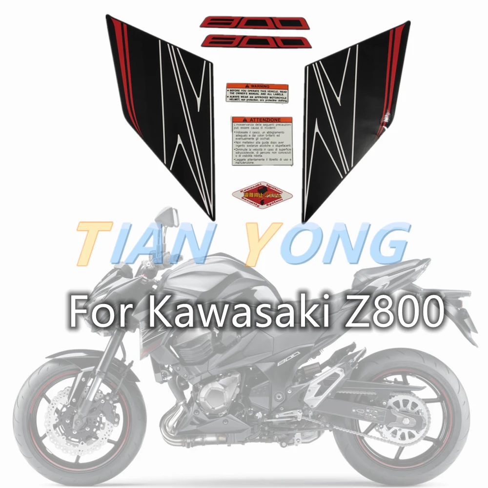 

Motorcycle for Kawasaki z800 Customized Waterproof Sticker Full Kit Body Reflective Applique High Quality Whole Vehicle Decal