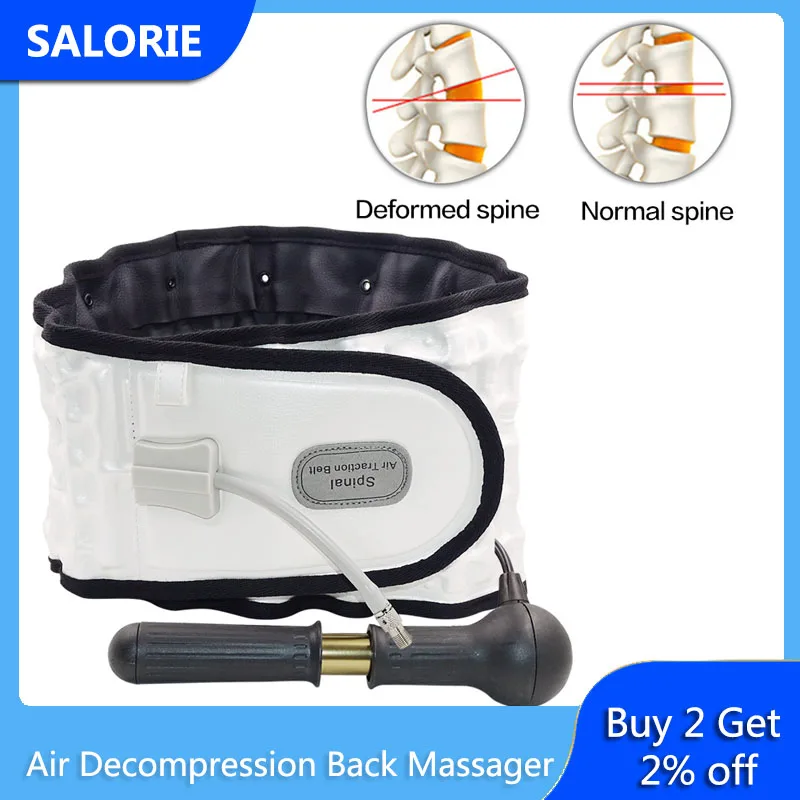 Воздушный декомпрессионный массажер для спины Корректор осанки позвоночника