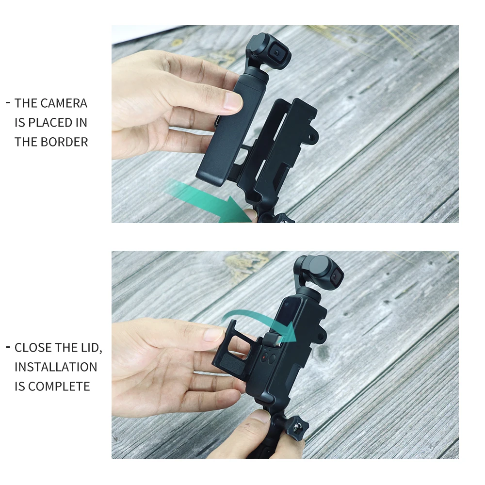 Держатель кронштейна с 1/4 винтом для DJI Osmo Карманный Интерфейс камеры и экшн-камера Крепление для штатива селфи палка велосипеда