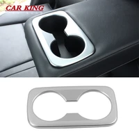 for kia sportage kx5 2016 2017 2018 accessories rear seat water cup sticker water holder cover trim abs matte car interior 1pcs