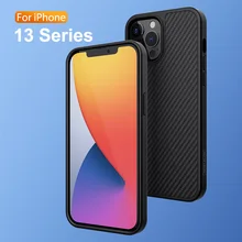 For iPhone 13 case For iPhone 13 Pro Max NILLKIN Carbon fiber Back Cover for iPhone 13 Pro /iPhone 13 Mini Phone Case