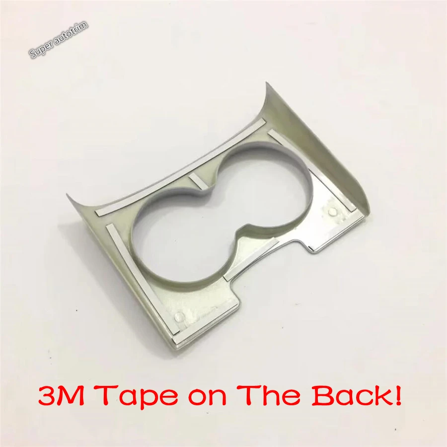 

Inner Console Water Cup Holder Frame Cover Trim Stainless Steel / ABS Replacement Accessorie For Citroen C5 Aircross 2018 - 2021