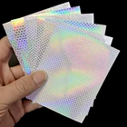 Голографическая прозрачная лазерная наклейка для рыбалки, 6 шт., 10x8 см