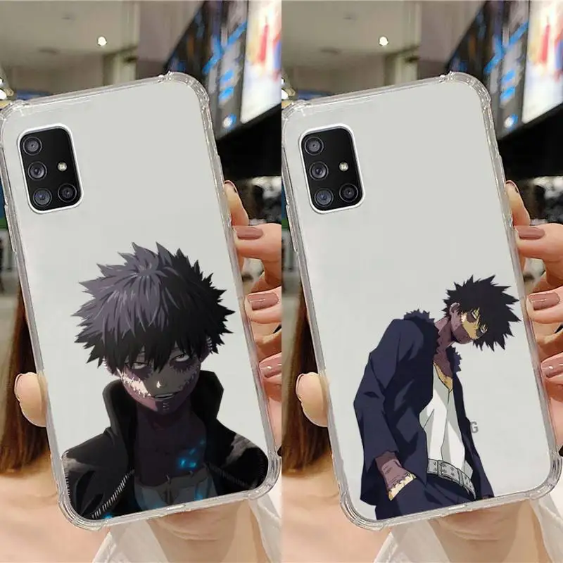 

My Hero Academia Dabi Fire Phone Case Transparent For Samsung Galaxy A S Note 9 10 51 50 71 70 80 20 21 30s ultra plus
