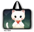 Белый Кот для мужчин женщин тетрадь сумочку для Macbook Air Pro 11 12 13 14 15,6 сумка для ноутбукачехол для Dell HP Macbook Xiaomi Surface pro 3 4