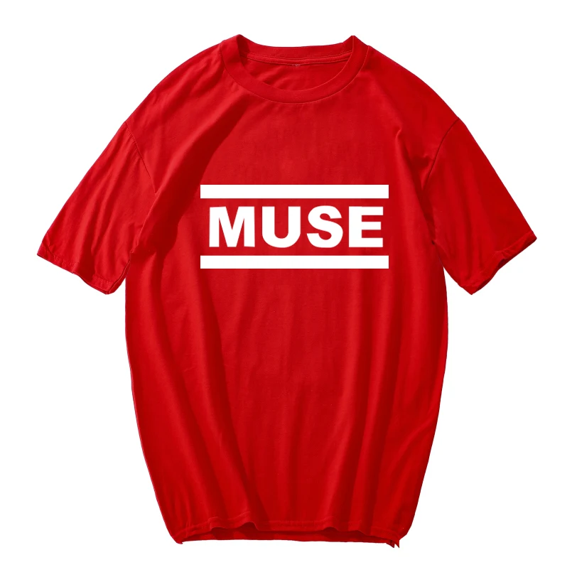 Модные крутые Топы известных Muse 100% хлопок Повседневная Уличная одежда в стиле