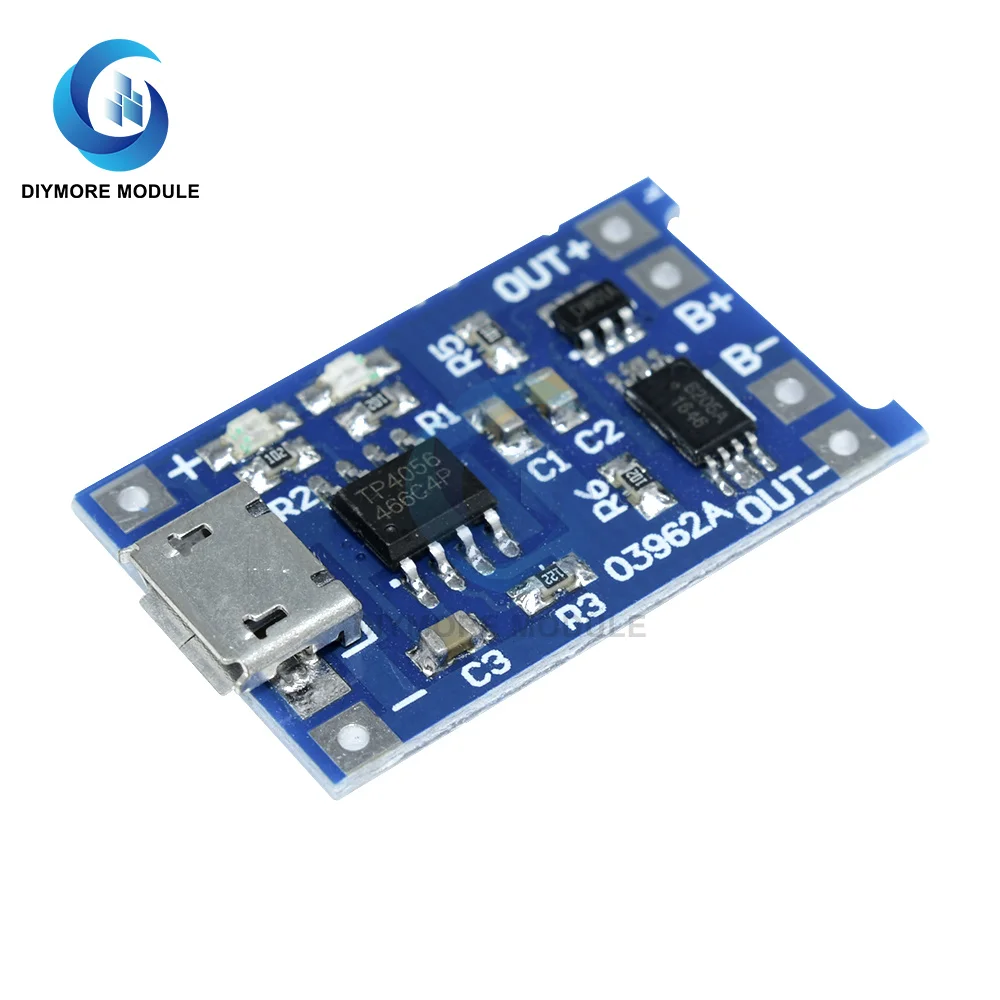 Зарядная плата TP4056 18650 для Arduino 5 В 1 А Micro USB Type-c литиевая батарея модуль зарядного
