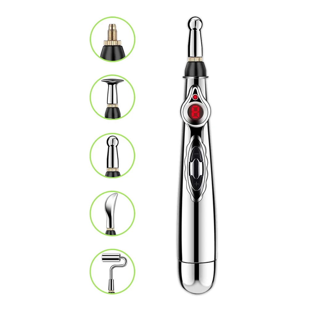 

Electronic Acupuncture Pen Electric Meridians Laser Therapy Heal Massage Pen Meridian Energy Pen Relief Pain Tools