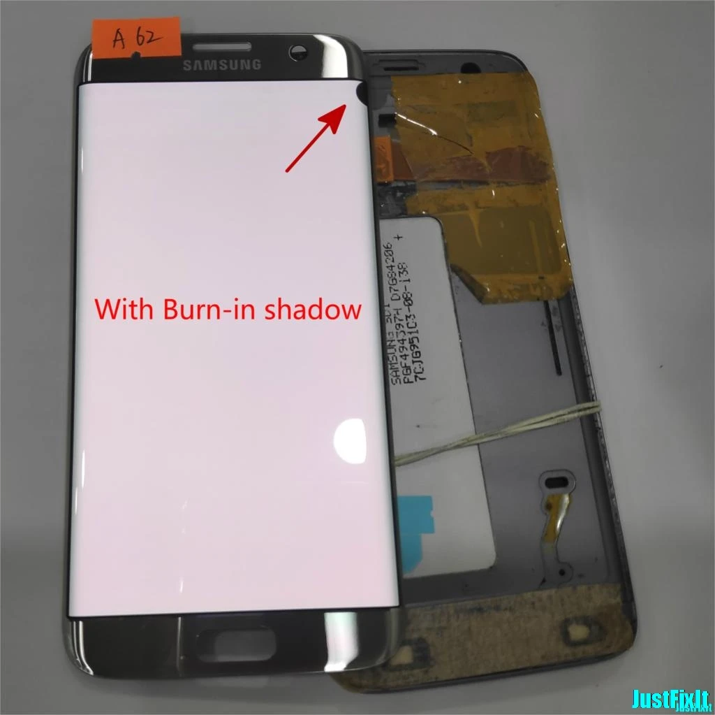 Для samsung Galaxy S7 edge G935F G935A G935FD сжигание тени и дефект ЖК-дисплей с сенсорным экраном дигитайзер