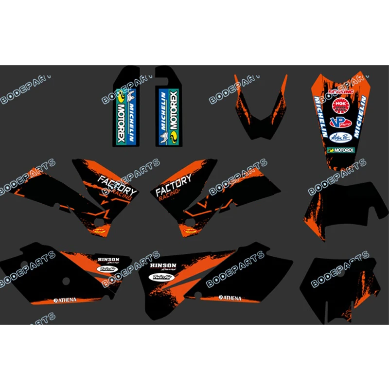 Наклейка для мотоцикла велосипеда SXF MXC SX EXC наклейка KTM 2005 2006 2007|Наклейки и