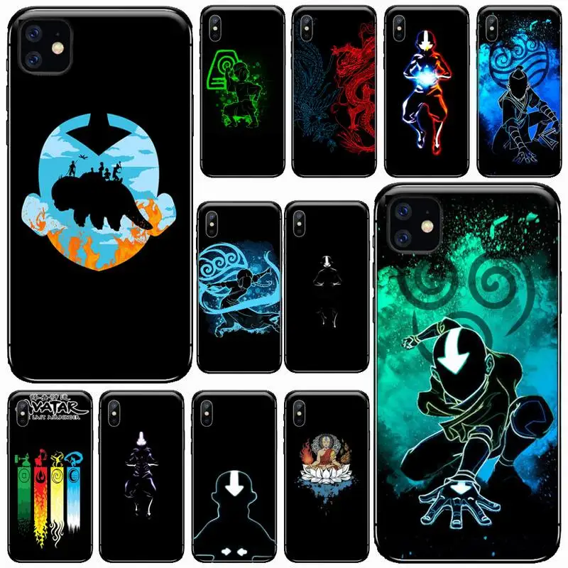 

Avatar The Last Airbender Phone Case for iPhone 11 12 pro XS MAX 8 7 6 6S Plus X 5S SE 2020 XR Soft silicone Cover Funda Shell