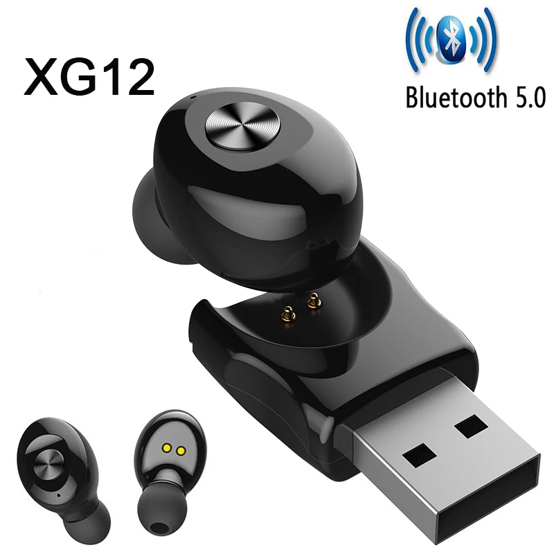 

2021 new XG12 mini bluetooth wireless headset sports earphones, suitable for using smart phones