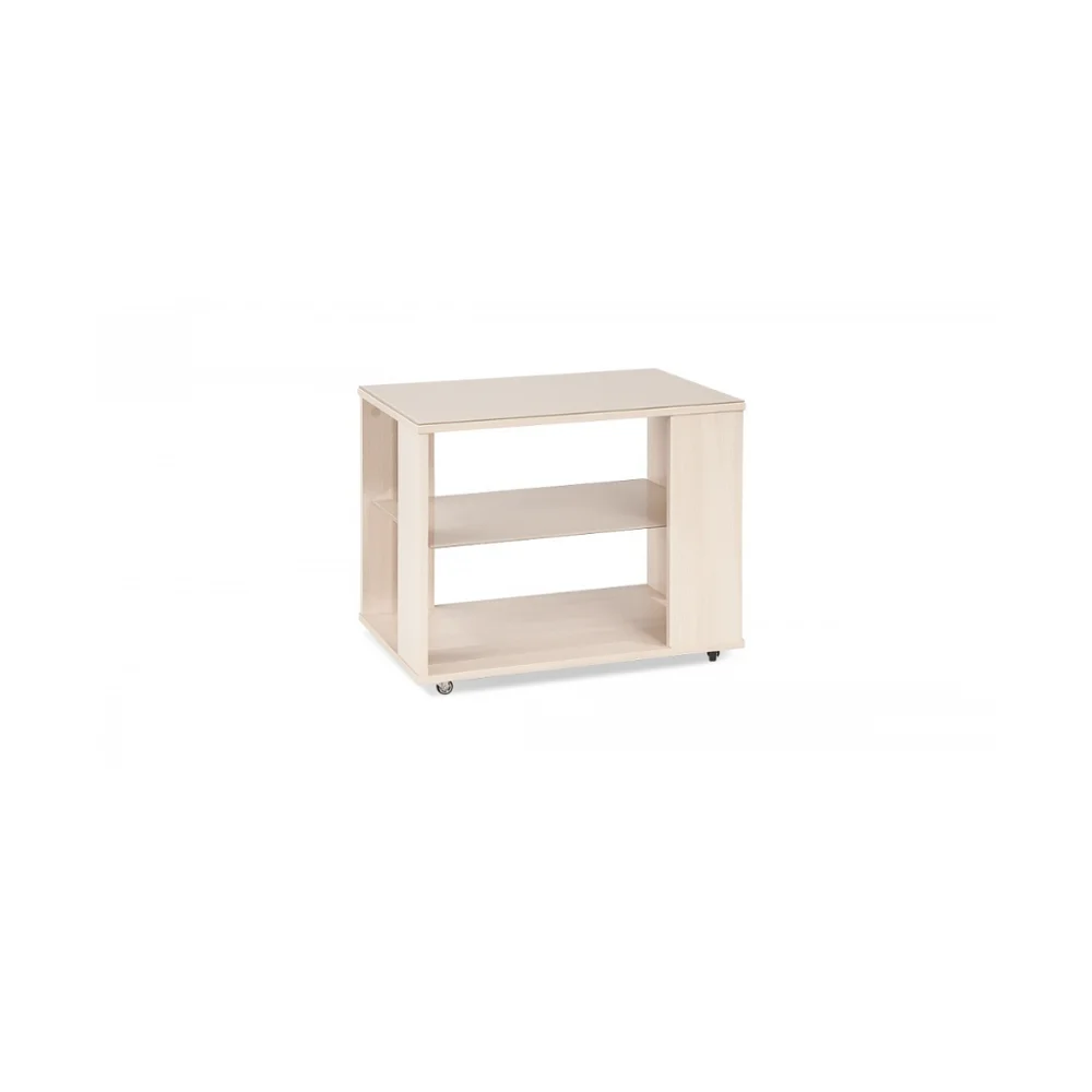 Стол Дуэт журнальный Delicatex цвет дуб каньен прикатной | Мебель