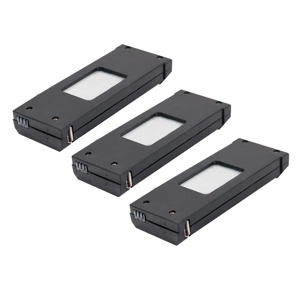 

3 Pcs 3.7V 900mAh Rechargeable Replacement Drone Battery for XS809,S25,Q39RC Quadcopter Aircraft Replacement Parts