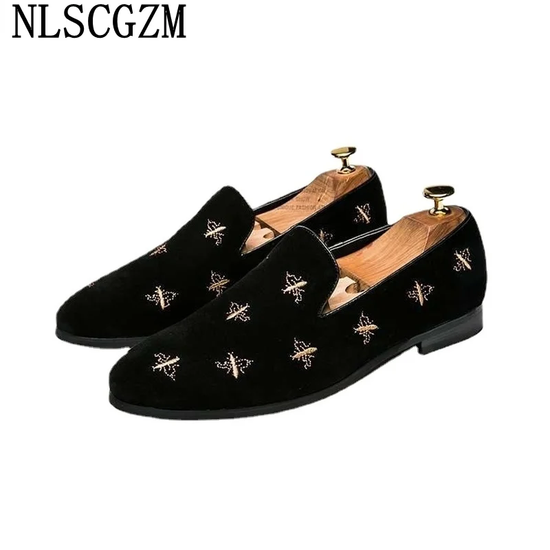 

Loafers Men Dress Shoes Italian Fashion Suede Shoes Men Coiffeur Party Shoes for Men 2023 Mocassin мужская обувь Sapatos Homem