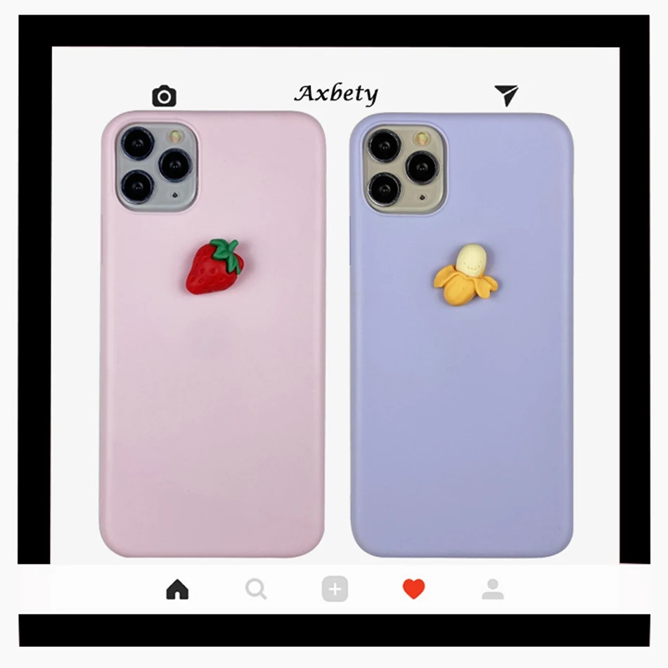 Чехол для Huawei Y9S Y6S Y7 Pro Prime Y9 2019 милый банановый оранжевый чехол с грушей и
